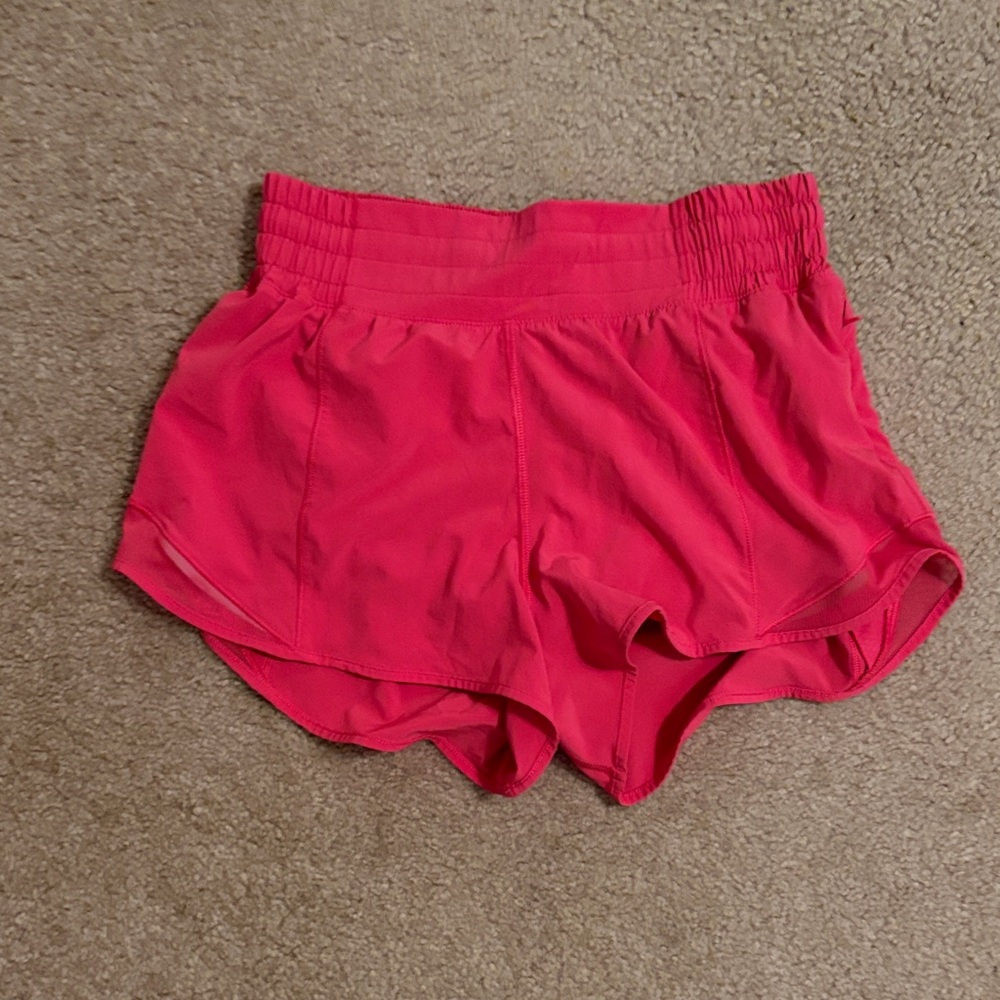Lululemon Athletica Bright Pink Athletic Shorts